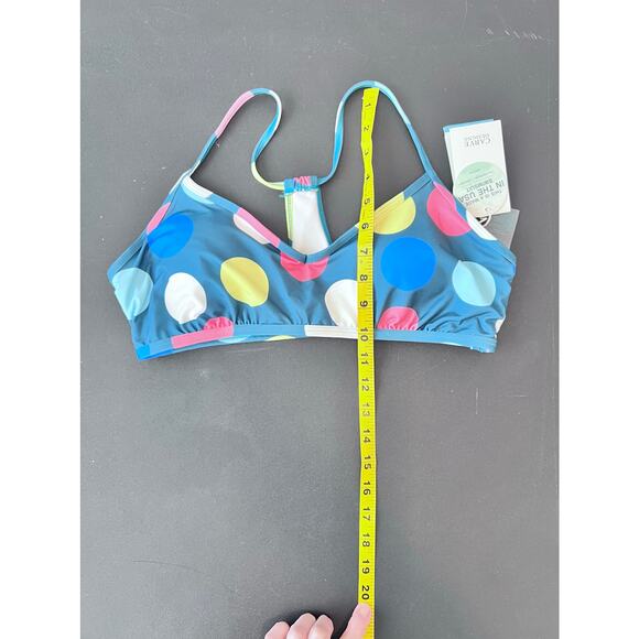 CARVE DESIGNS STINSON HERITAGE BATHING SUIT RACER BACK TOP RETRO DOT NWT - Picture 15 of 15